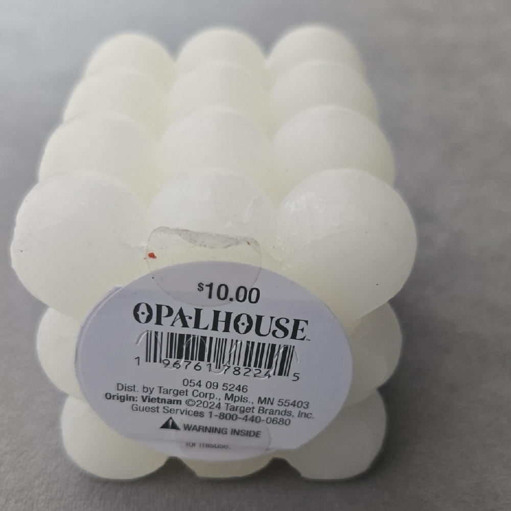 Opalhouse Cream Bubble Candle - Picture 2 of 2